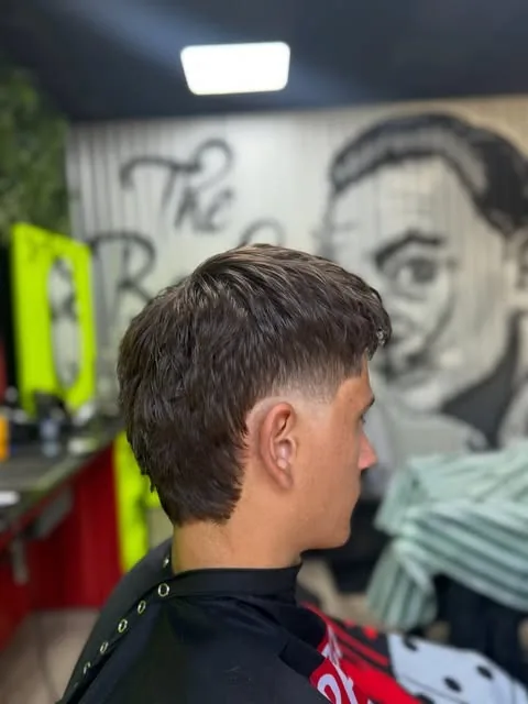 Textured mullet, pohľad zboku